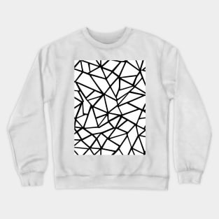 Broken Glass Abstract Art - Stained Glass Crewneck Sweatshirt